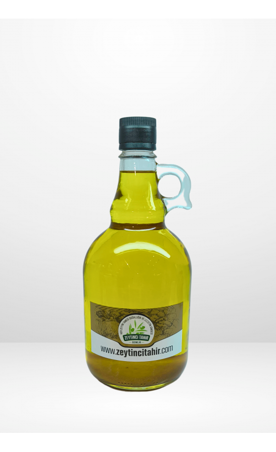 Natürel Soğuk Sıkım Zeytinyağı 0.5 L (Cam Şişe)