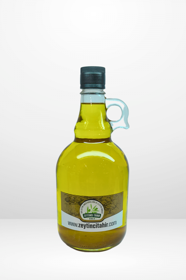 Natürel Soğuk Sıkım Zeytinyağı 0.5 L (Cam Şişe)